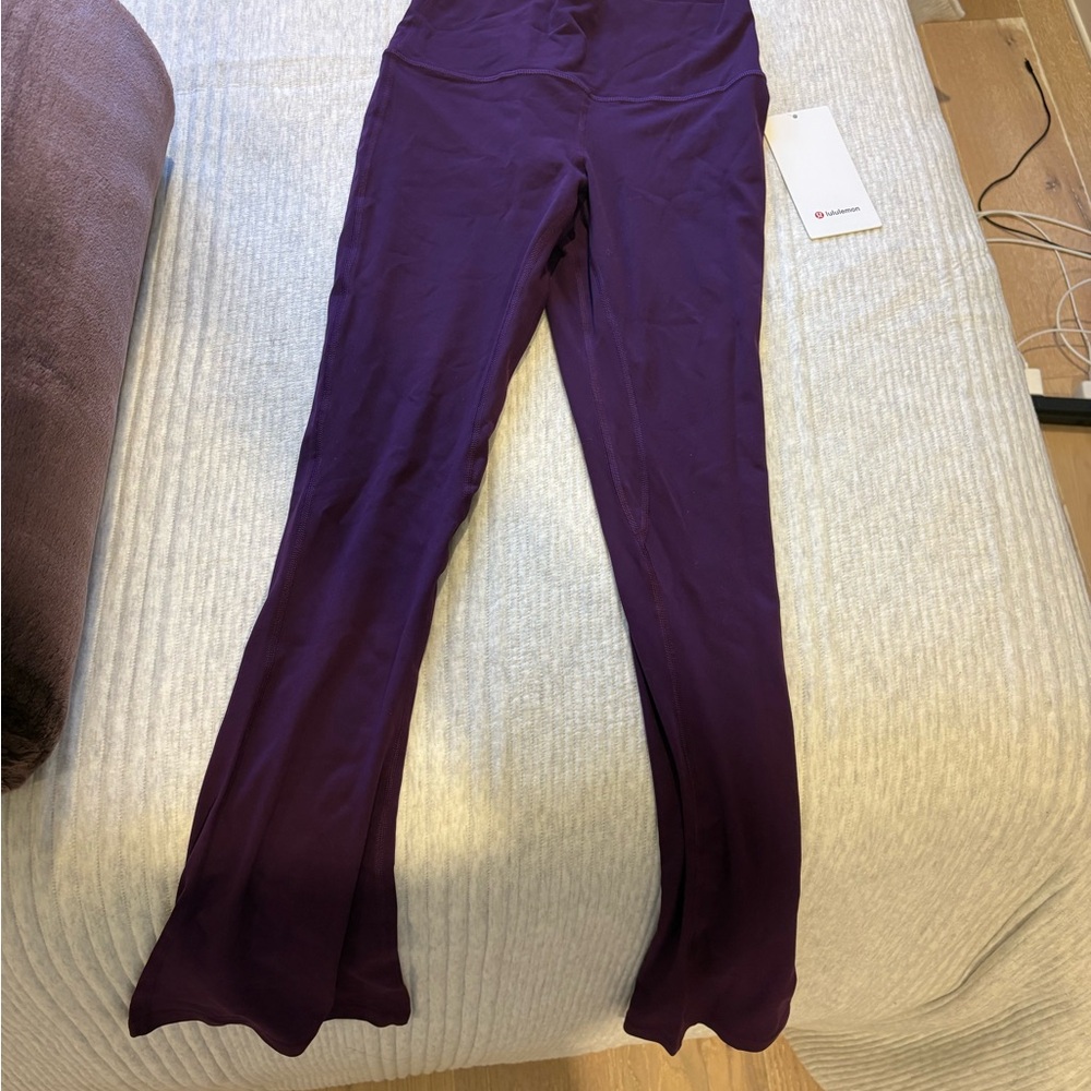 Lululemon Athletica Deep Purple Mini-Flare Pants